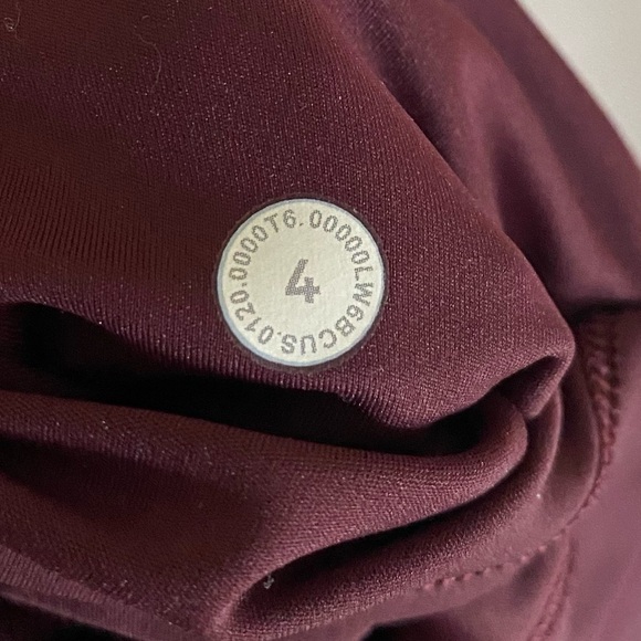 Lululemon | Women's Fast & Free Crop II *Nulux 19" Leggings Size 4 Dark Adobe - Picture 8 of 8